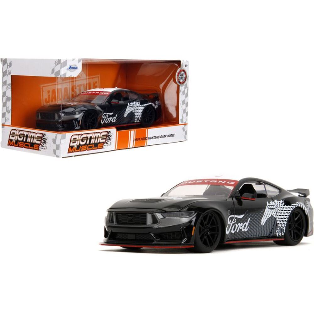 Big Time Muscle - 1:24 2024 Ford Mustang Dark Horse Hobby Exclusive Die-Cast Car